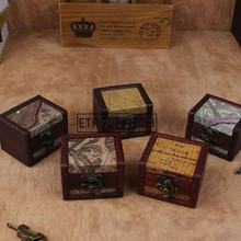 Vintage Wooden Box Case Jewelry Box Organizer Pearl Necklace Bracelet Storage Box Gift Retro Makeup Organizer 100pcs 2024 - buy cheap