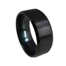 JUCHAO Ring Men Stainless Steel Black Jewelry Anillo De la bague Anel 2024 - buy cheap