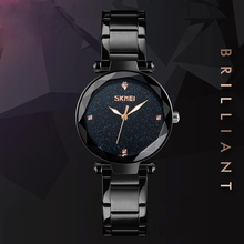 Reloj de cuarzo elegante de lujo para mujer, reloj de pulsera sencillo e informal de acero inoxidable SKMEI 9180 2024 - compra barato