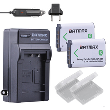 Bateria + kit de carregador ac, 2 peças, 1600mah para sony dsc rx1 rx100 rx100iii m3 m2 rx1r wx300 hx300 hx400 hx50 hx60 gwp88 2024 - compre barato