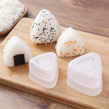 2pcs/lot Transparent Sushi maker triangle onigiri rice mold  Rice Ball Bento Press Making tool kitchen Accessories 2024 - buy cheap