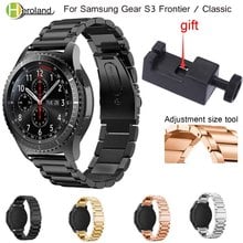 Gear S3 Frontier 22mm stainless steel watch strap For Samsung Gear S3 Classic Metal bracelet For Amazfit Stratos 2/2S Watchbands 2024 - buy cheap