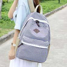 Mochila de lona coreana simples, mala de laptop e viagem para homens/mulheres, mochila de escola para adolescentes, stachels 2024 - compre barato