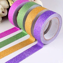 16' Craft Glitter Tape Book Decor DIY Scrapbooking Adhesive Paper Sticker Tape Decor Gift Packing Accessories 2024 - buy cheap