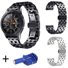 Ремешок для часов из нержавеющей стали для Samsung Galaxy Watch 46 мм SM-R800 сменный ремешок для наручных часов для Galaxy Watch 42 мм 2024 - купить недорого