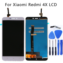 Pantalla LCD de 5,0 pulgadas para Xiaomi Redmi 4X, Digitalizador de pantalla táctil de repuesto, conjunto de piezas de teléfono, kit de reparación para Xiaomi Redmi 4X 2024 - compra barato