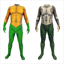 New Movie Aquaman Cosplay Costume Mera Sea Superhero Arthur Curry Orin Zentai Bodysuit Suit Jumpsuits Pendant Masquerade props 2024 - buy cheap