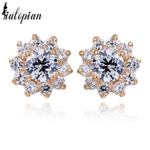 Iutopian Top Quality Luxurious Women Stud Earrings Brinco With Austrian Crystal Stellux Zirconia Gift Jewelry #RG84663 2024 - buy cheap