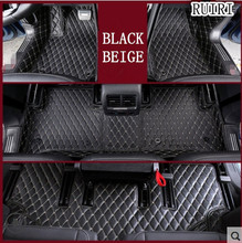 Top quality! Custom special car floor mats for Volkswagen Touran 7 seats 2022-2016 durable waterproof carpets rugs,Free shipping 2024 - buy cheap