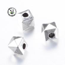 1000g Tibetan Style Alloy Cube Bead Spacers metal for Jewelry Making DIY Accessories, 5.5x5.5x5mm, Hole: 1.5mm F60 2024 - buy cheap