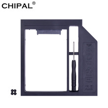 CHIPAL Plastic Universal SATA 3.0 2nd HDD Caddy 12.7mm for 2.5'' 2TB Hard Disk SSD Case Enclosure for Notebook CD-ROM DVD-ROM 2024 - buy cheap