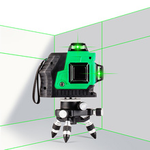 Venda quente de alto desempenho 360 linhas vermelhas horizontais linhas verdes 3d 12 linhas laser nível auto-nivelamento instrumento rosqueamento automático 2024 - compre barato