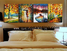 Hand Painted Picture on Canvas Modern Landscape Wall Art Painting For Living Room Hang Paintings Knife Oil Painting 2024 - buy cheap