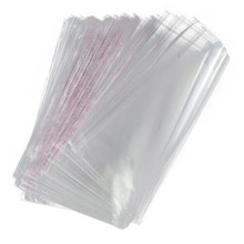 100 pçs/lote Self Adhesive Resealable Celofane Clara Poly Sacos De OPP Transparente Embalagem Saco de Jóias Bolsa 2024 - compre barato