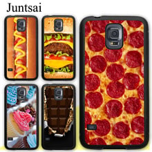 PIZZA HOTDOG Chocolate Donuts Cake Case para Samsung Galaxy A51 A71 A31 A21S A20e A50 A70 M31 M21 S9 S10 S20 Plus Note 20 Ultra 2024 - compra barato