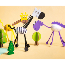 3D Животные для детского сада Обучающие Игрушки для раннего развития Монтессори учебные пособия игрушки для детей поделки для детей самодельные 2024 - купить недорого