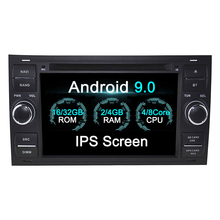 Android 9 Car CD DVD Player For FORD FOCUS C-MAX FIESTA FUSION GALAXY TRANSIT KUGA GPS navigation multimedia radio headunit 2024 - buy cheap