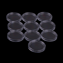 10PCS Available Plastic Coin Capsules Box Storage Transparent Small Round Coin Holder Box For Coin Collection 32mm 2024 - buy cheap