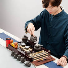 Yixing-TETERA Zisha hecha a mano, juego de té de Kung Fu, teteras de cerámica china, hervidor de arcilla de cerámica, Embalaje seguro de regalo 2024 - compra barato