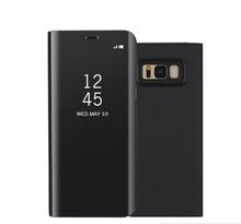 Capa espelhada inteligente para celulares, capa para samsung galaxy s8 plus s8 j5 prime j7 prime on5 on7 com suporte 2024 - compre barato