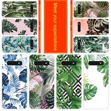 Soft Case For Samsung Galaxy S21 S20 S11 S10 S9 S8 Plus Cover S7 Edge S10e Ultra Tropical Plants 2024 - buy cheap