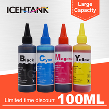 Icehtank-kit de recarga de tinta corante universal 100ml, cartucho de tinta para impressora hp 940 xl, refil officejet pro 8000, 8500, 8500a 2024 - compre barato