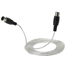 Conector de Cable de extensión de instrumento de música de 9, 8 pies, macho a macho DIN 5 pines 2024 - compra barato