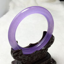 0091 China Natural Purple Lavender  Gems Bracelet Bangle 2024 - buy cheap
