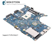 NOKOTION для Lenovo Y550 Y550P, материнская плата для ноутбука, NIWBA, HM55, DDR3, поддержка только I7, процессор 2024 - купить недорого
