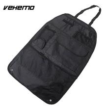 Vehemo черная Автомобильная накладка на заднее сиденье, автомобильная сумка премиум класса, противоступенчатая грязная защитная сумка, сумка для хранения, универсальный органайзер 2024 - купить недорого