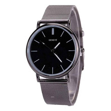 Top brand men watches bussiness stainless steel analog quartz wrist watch lady luxury mesh band bracelet watch relogio feminino 2024 - buy cheap