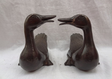 Song voge-escultura de Gema S3049, estatua de pato de amor tumbado en la riqueza, Cisne, animales de bronce chinos folclóricos, par 2024 - compra barato