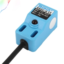 Dc 10-30v npn nenhum detector indutivo SN04-N 1.5m do interruptor do sensor de proximidade de 4mm
