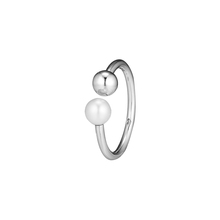 CKK Ring Contemporary Pearl Open Silver Rings For Women Men Anel Feminino 100% 925 Jewelry Sterling Silver Anillos Wedding 2024 - buy cheap