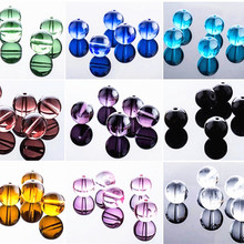 O Envio gratuito de 500 Multicolor 8 pçs/lote mm Lustre de Cristal de Vidro Soltos Contas para Venda Vidro Liso Mini Bola de Cristal DIY jóias