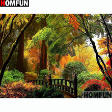 HOMFUN Full Square/Round Drill 5D DIY Diamond Painting "Tree scenery" Embroidery Cross Stitch 5D Home Decor A14224 2024 - buy cheap