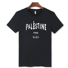 New Arrival Letter Palestine Short Sleeve T-Shirt Men Street Summer 3xl White/Black Soft Cotton Tees for Street Wear Style XXS 2024 - buy cheap