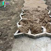 Путь-Коврики "сделай сам" каменные тротуары пресс-формы для изготовления дорожки для вашего сада/форма для производства брусчатки/путь Коврики разделительный состав для пресс-форм из бетона O0004 2024 - купить недорого
