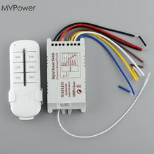 MVpower 2016 4 Way Channels  ON/OFF 220V Lamp Light Digital Wireless Wall Remote Control Switch Receiver Transmitter 2024 - buy cheap