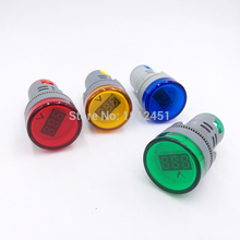 AD16 22mm AC 50-600V Voltage Voltmeter Indicator Signal light LED Digital Display Red Yellow Green White Blue 2024 - buy cheap