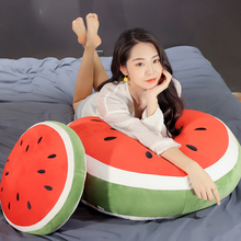 3 extra large software simulation watermelon filled fruit pillow home sofa decoration toy cushion creative fruit gift 2024 - buy cheap