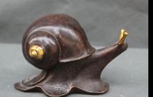 Estátua de decoração de moluscos scarscara caracol bronze fengshui 5 "da china 2024 - compre barato