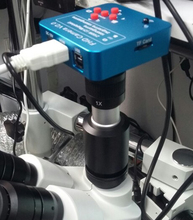 Microscópio hd industrial de 21mp, 1080p, 60fps, hdmi, usb, câmera, cartão tf, gravador de vídeo 2024 - compre barato