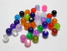 100 Mixed Color Acrylic Round Beads 10mm Jelly Tone Smooth Ball 2024 - buy cheap