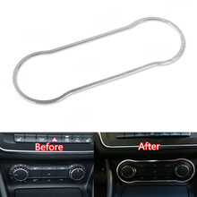 Auto Car Console Air Conditioner Adjust Button Switch Panel Frame Trim Cover Styling Cover For Mercedes Benz CLA GLA Class A B 2024 - buy cheap