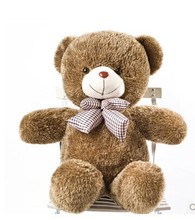 Stuffed animal 60cm brown tie Teddy bear plush toy soft doll gift w1695 2024 - buy cheap