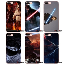 Anakin Skywalker Soft Transparent Shell Covers For Apple iPhone X 4 4S 5 5S SE 5C 6 6S 7 8 Plus 6sPlus 6Plus 7plus 8plus 2024 - buy cheap