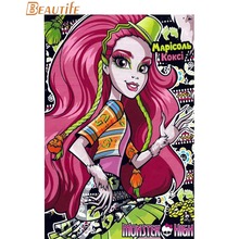 New Arrival monster high Poster Cloth Silk Poster Home Decoration Wall Art Fabric Poster Print 30x45cm, 40X60cm.50X75cm,60X90cm 2024 - buy cheap