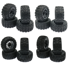 4PCS/Set 14Spoke Five Pointed Star Wheel Rim Tyre/tire Set for 1:10 Big Foot Monster Truck 115mm Toys Model Car Remote Control 2024 - buy cheap