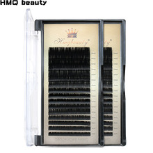 16Rows/Case 7~15mm Mix 3d mink lashes Premium Natural Synthetic Mink Individual Eyelash Extension Makeup The Patches For Eyelash 2024 - buy cheap
